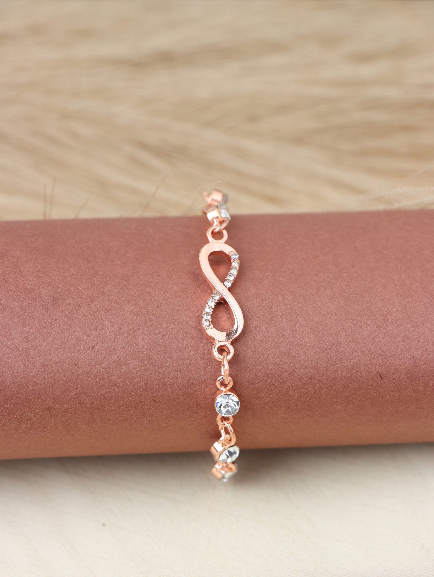 Sterling Silver Endless Love Infinity Bracelet