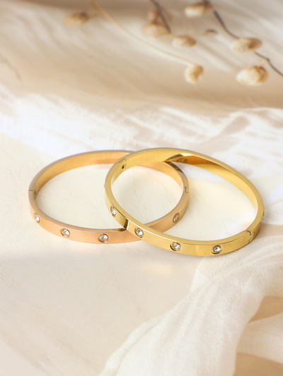 Crystal Love Bangle Bracelet 2024 EDITION | PREMIUM STONES