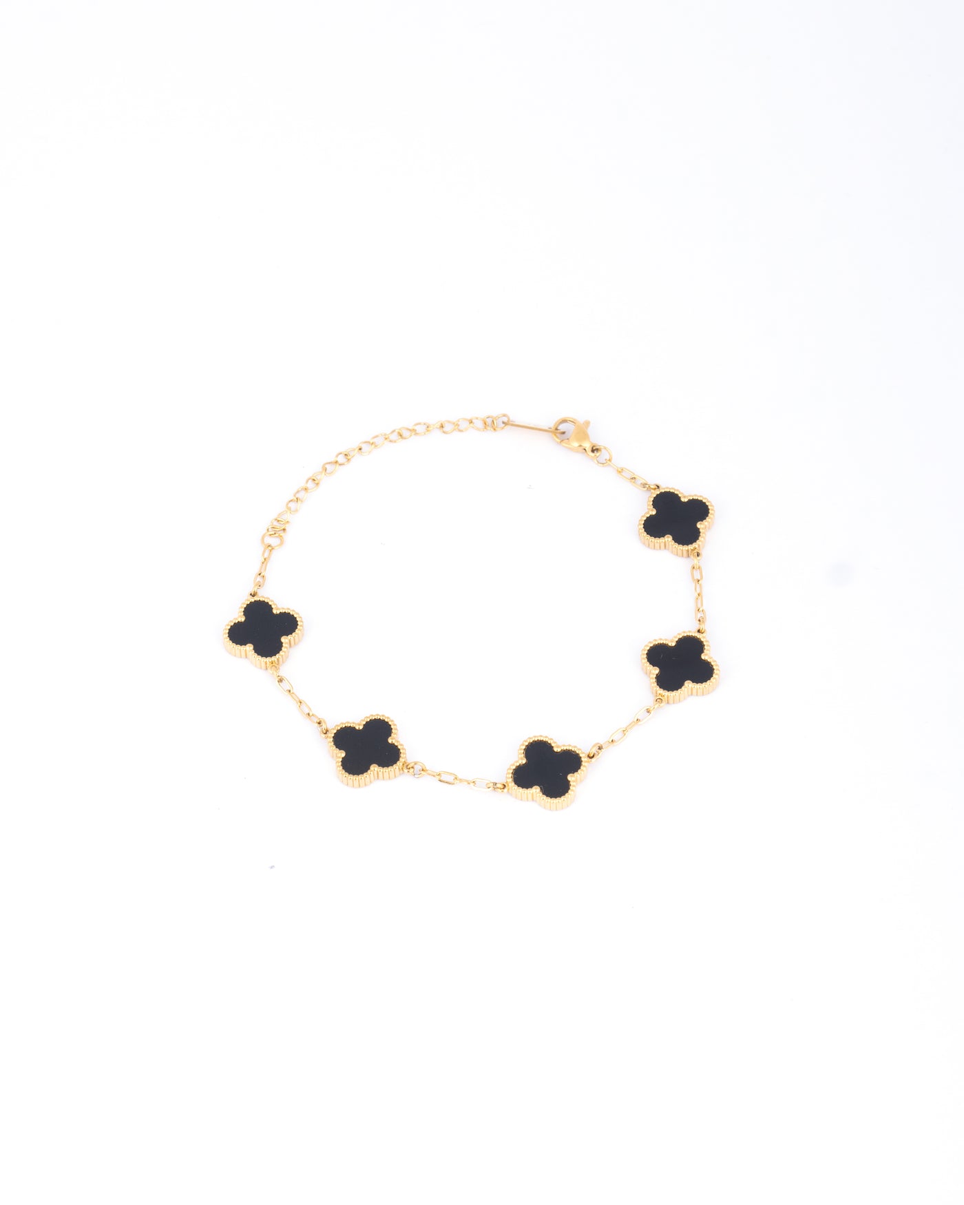 Black Flower Bracelet