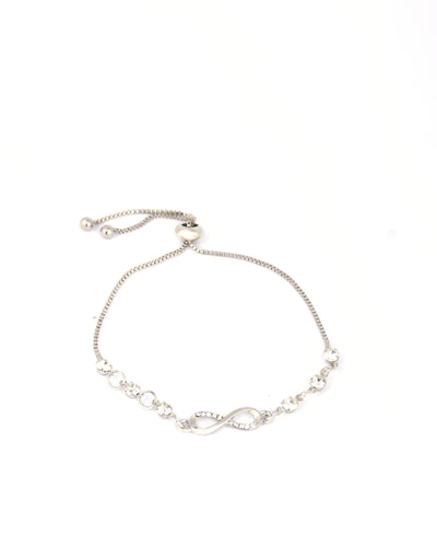 Sterling Silver Endless Love Infinity Bracelet