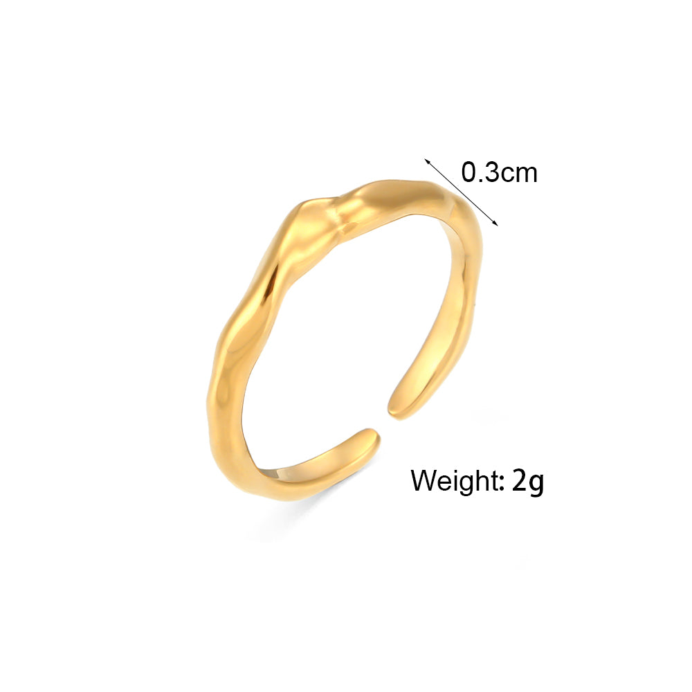 Wholesome Hug Ring | Stainless Steel