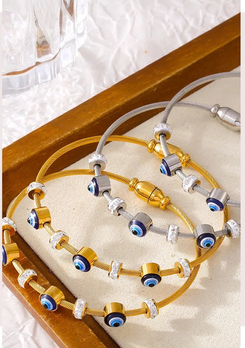 Pretty Evil Eye Bangle