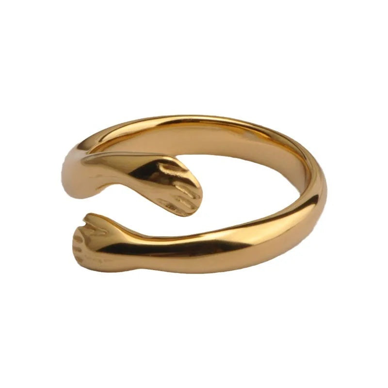 Wholesome Hug Ring | Stainless Steel