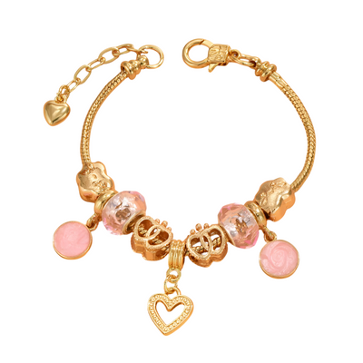 Rose Gold Stainless Steel Snake Chain Bracelet