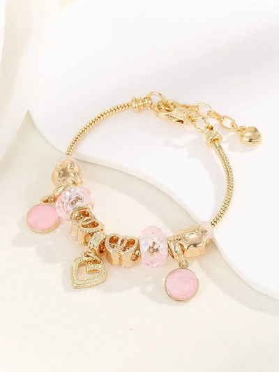 Rose Gold Stainless Steel Snake Chain Bracelet