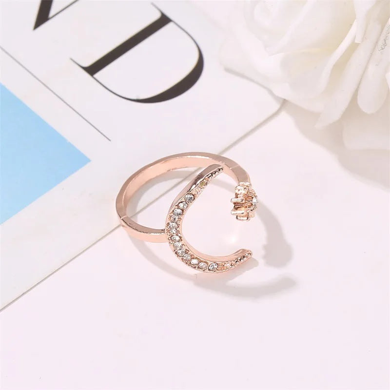 Celestial Moon Ring