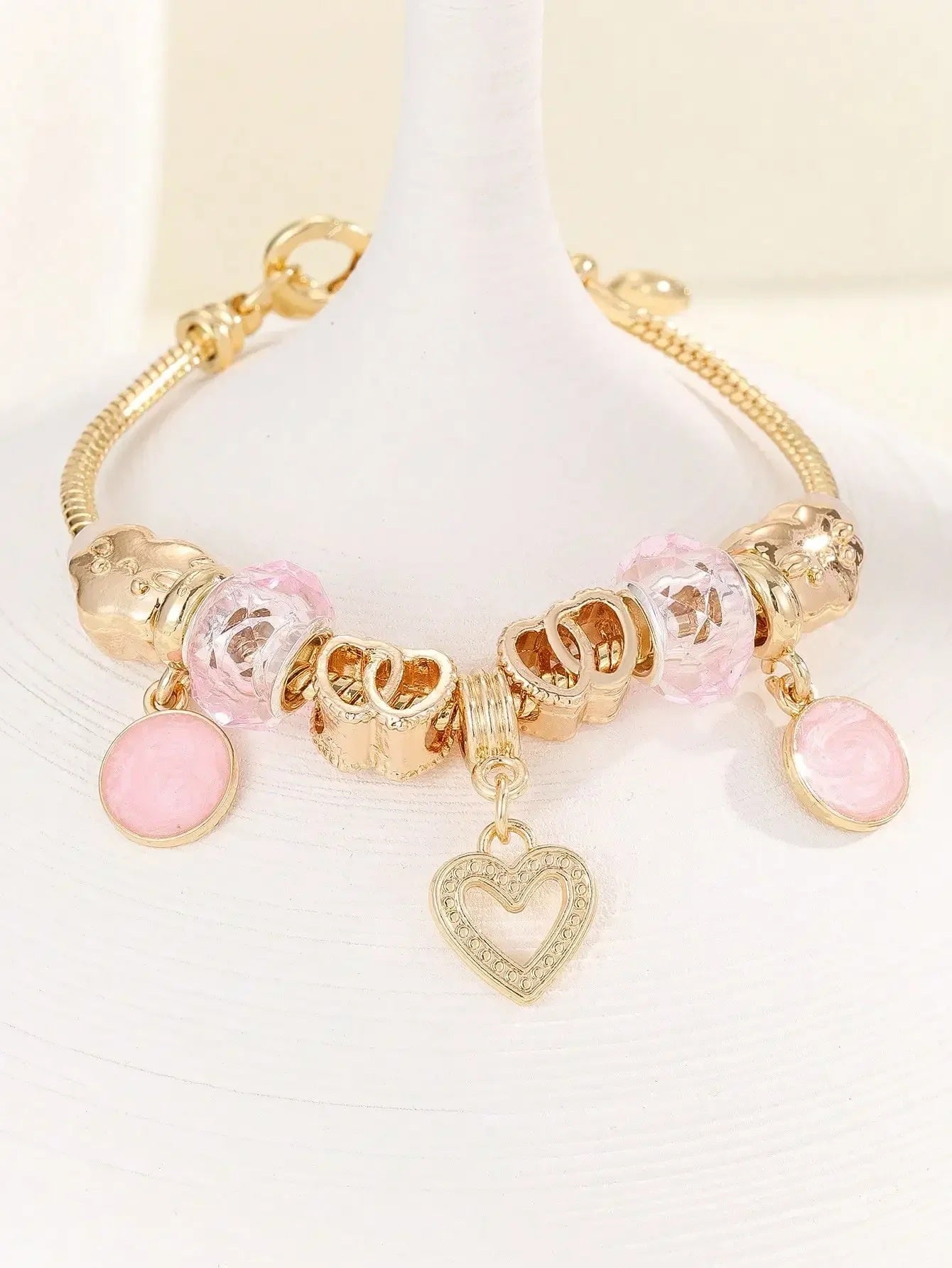 Rose Gold Stainless Steel Snake Chain Bracelet