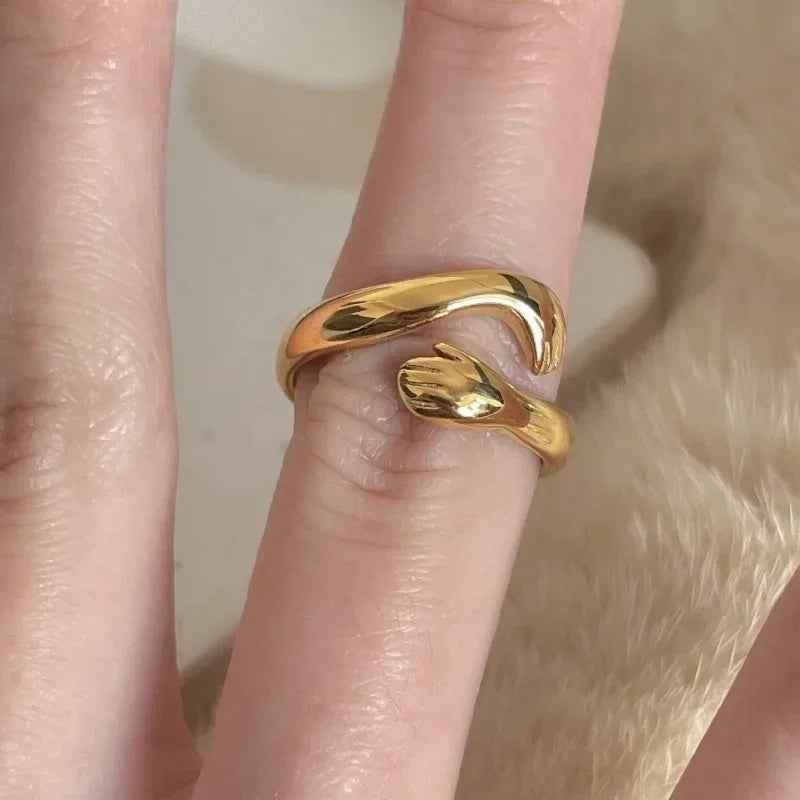 Wholesome Hug Ring | Stainless Steel