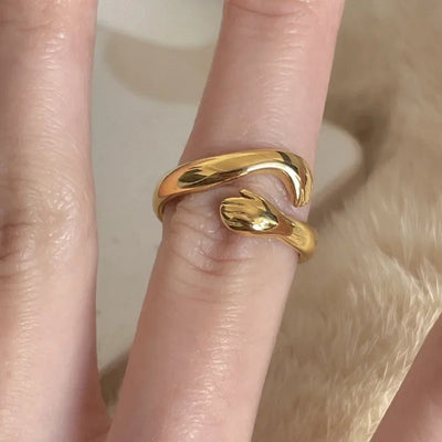 Wholesome Hug Ring | Stainless Steel