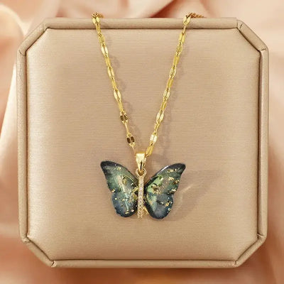 Graceful Butterfly Necklace