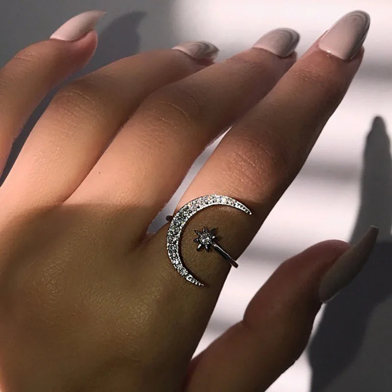 Celestial Moon Ring