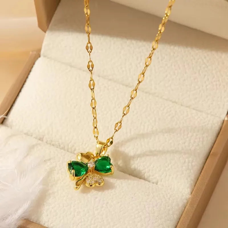 Emerald Green Elegance Necklace